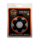 Silicone Cockring with 6 Steel Balls S - Afbeelding 4