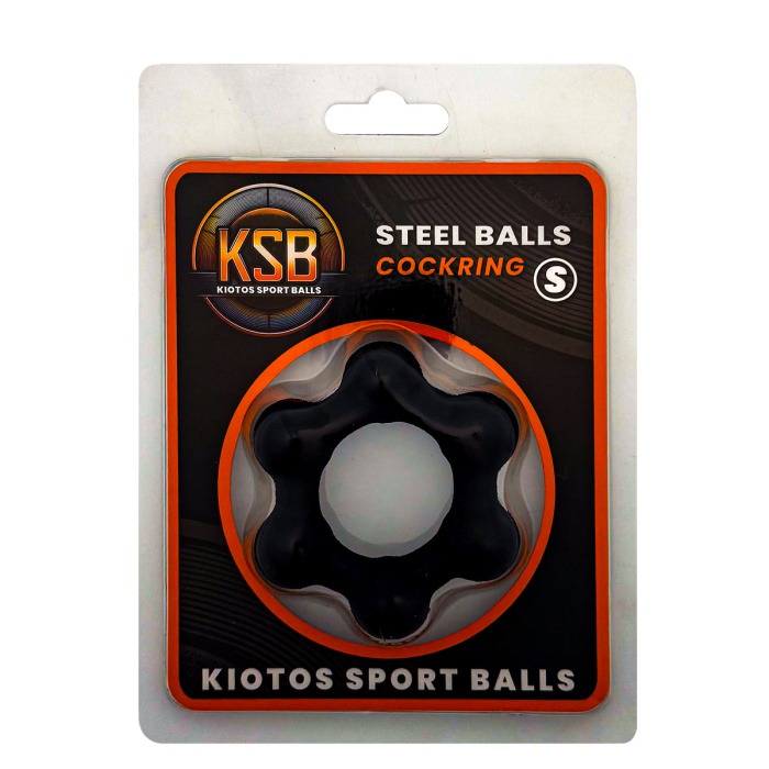 Silicone Cockring with 6 Steel Balls S - Afbeelding 4