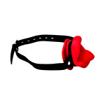 Vibrating Mouth Gag Silicone Lips & Tongue - Afbeelding 2